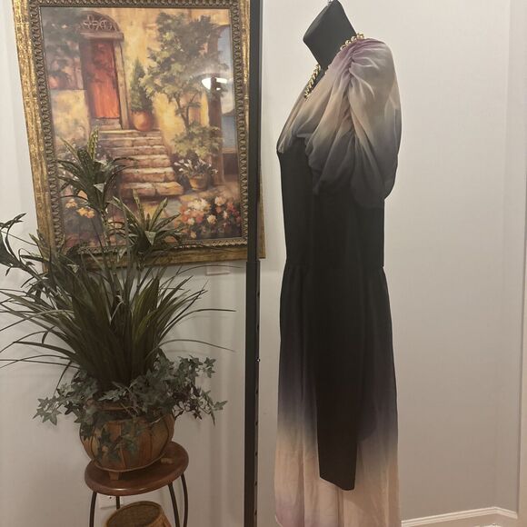 Alexandra Collection Women Tunic XXL Asymmetrical Long Sleeve Rutched Cut Small - Picture 7 of 16